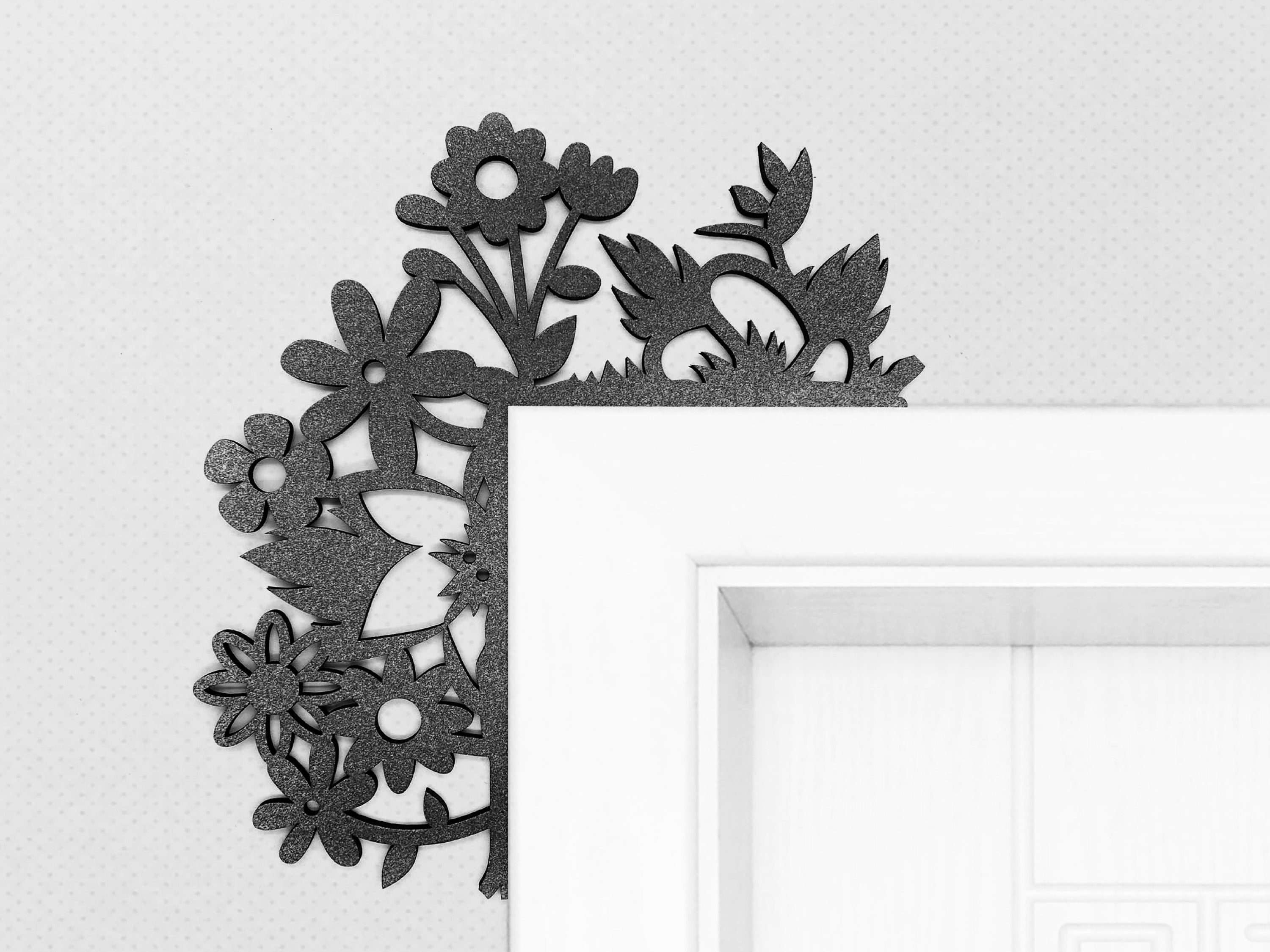 Floral Window and Door Corner Accent / Trim Corner Decoration Etsy