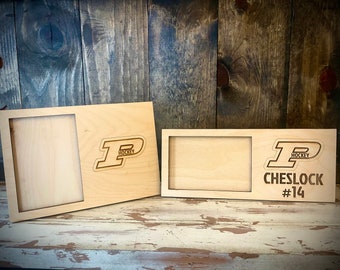 Purdue Hockey 4x6 photo frame available in portrait or landscape