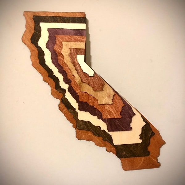California Wood Art Etsy