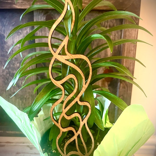 Indoor boho plant trellis-flame shapes available in 12 finishes and 3 sizes;