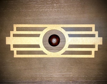 Boho Modern Art Deco wood drawer knob or pull accent available in 15 finishes.  2 pieces. Set A-Circle