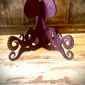 Octopus-ezel voor weergave, kunststandaard, fotostandaard, bordenstandaard, verkrijgbaar in 12 afwerkingen; ideaal voor vakantiefoto&#39;s