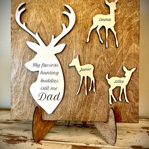 Placa de caza de regalo del Día del Padre - Personalizada. También es un gran regalo de cumpleaños o Navidad.