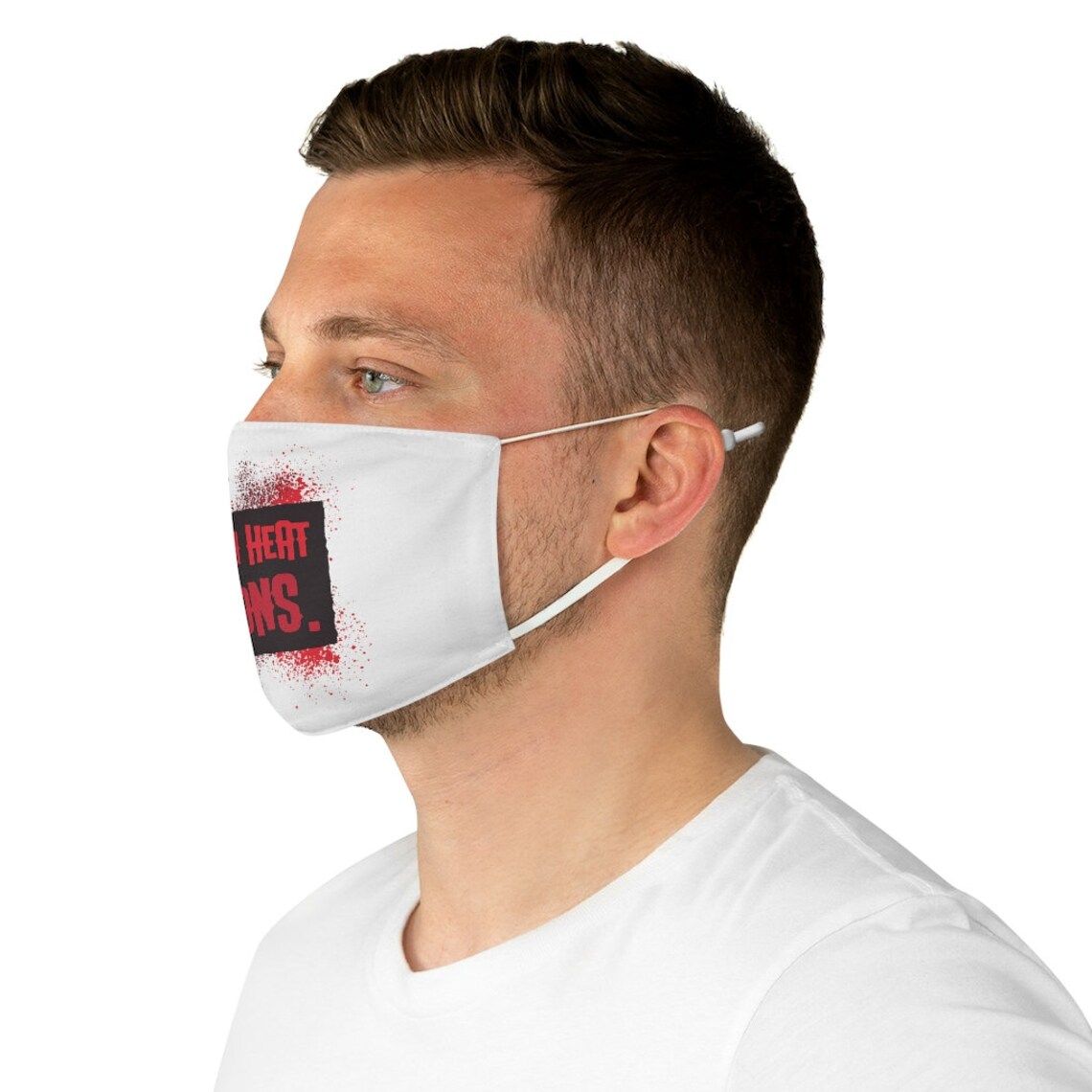 Miami Heat Goons Face Mask, Miami Heat Fabric Face Mask Etsy UK