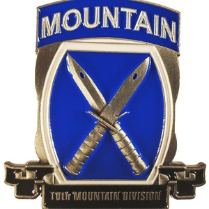 US Army 10th Mountain Division &quot;Climb to Glory&quot; Commemorative Challenge Coin 142