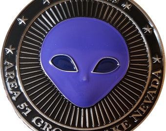 Area 51 Alien Challenge Coin welcome to Dreamland 25