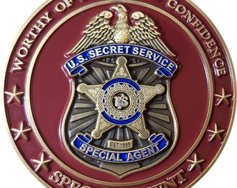 US Secret Service Washington DC Field Office Special Agent Challenge Coin 2" 37