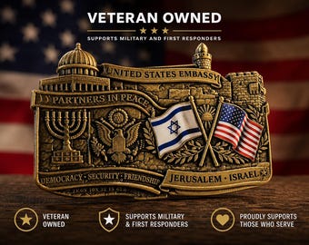 United States Embassy Jerusalem Israel Challenge Coin 229