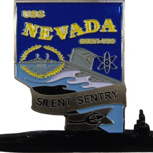 US Navy USS Nevada SSBN-733 Submarine Chief Petty Officer Commemorative Challenge Coin 120