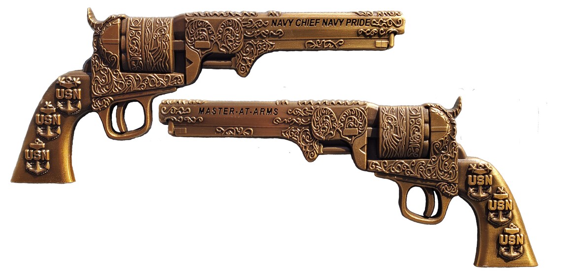US Navy Master At Arms 1851 Could Challenge Coin Gold Edition Etsy