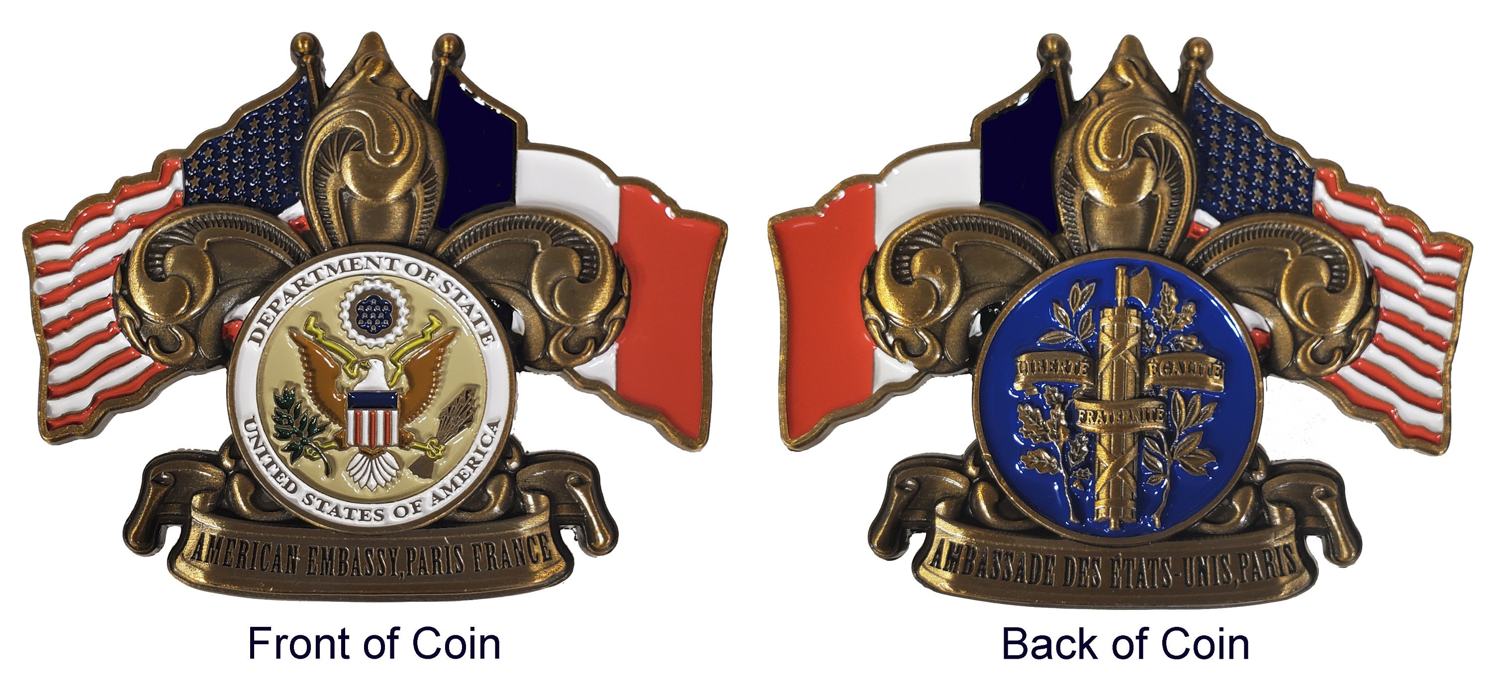 US Embassy Caro Egypt US State Department Commemoratve Challenge Con - Foto 10