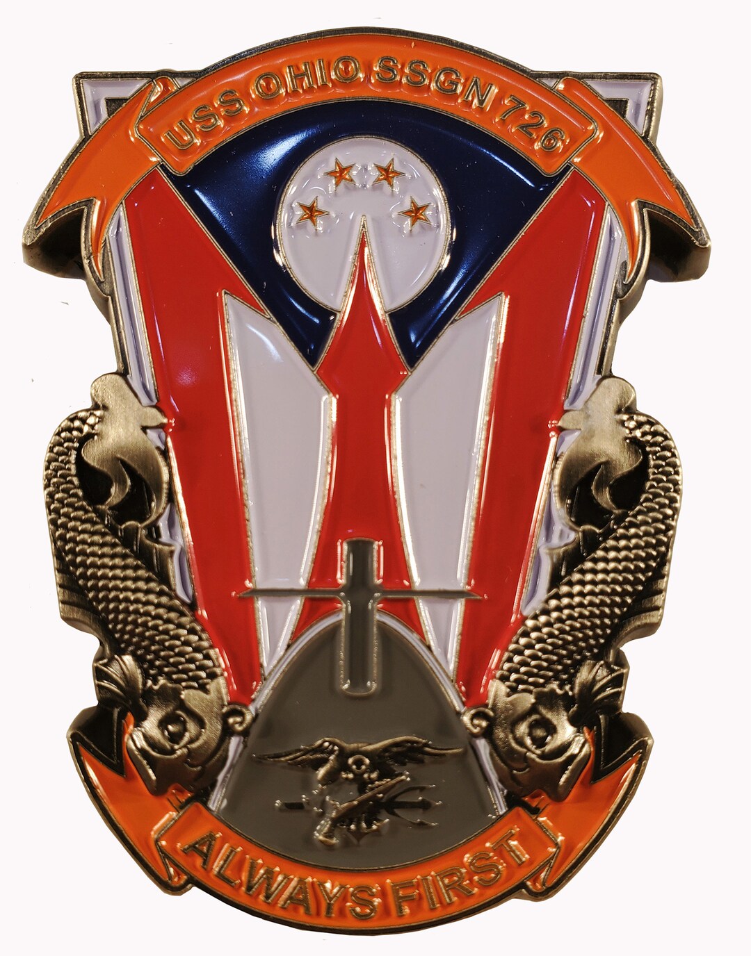 US Navy USS Ohio Submarine SSGN-726 Commemorative Challenge