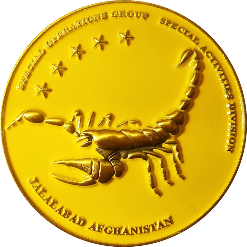CIA Special Operations Group Jalalabad Afghanistan Commemorative Challenge Coin 42 image 1