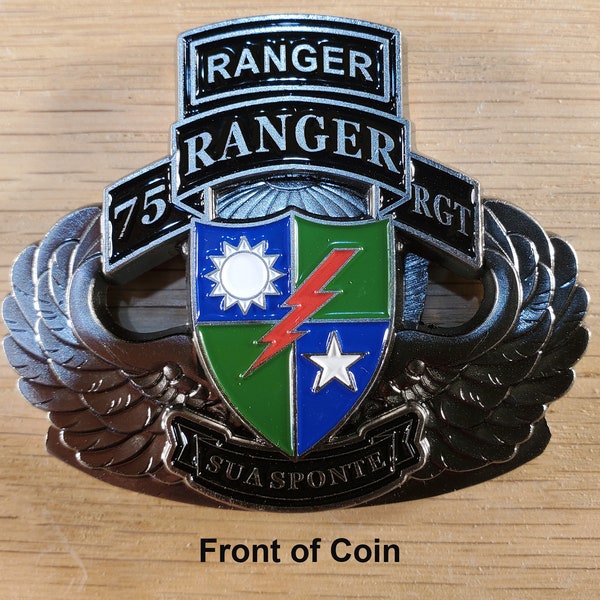 US Army 75th Ranger Regiment Challenge Coin 147