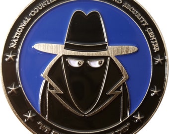 National Counterintelligence and Security Center challenge coin 2" a 34