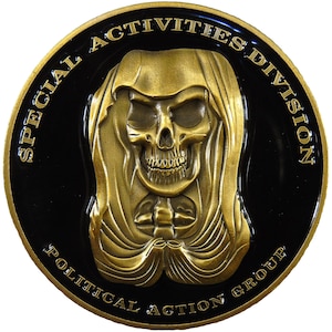 Central Intelligence Agency CIA Special Activities Division Political Action Group Commemorative Challenge Coin 119