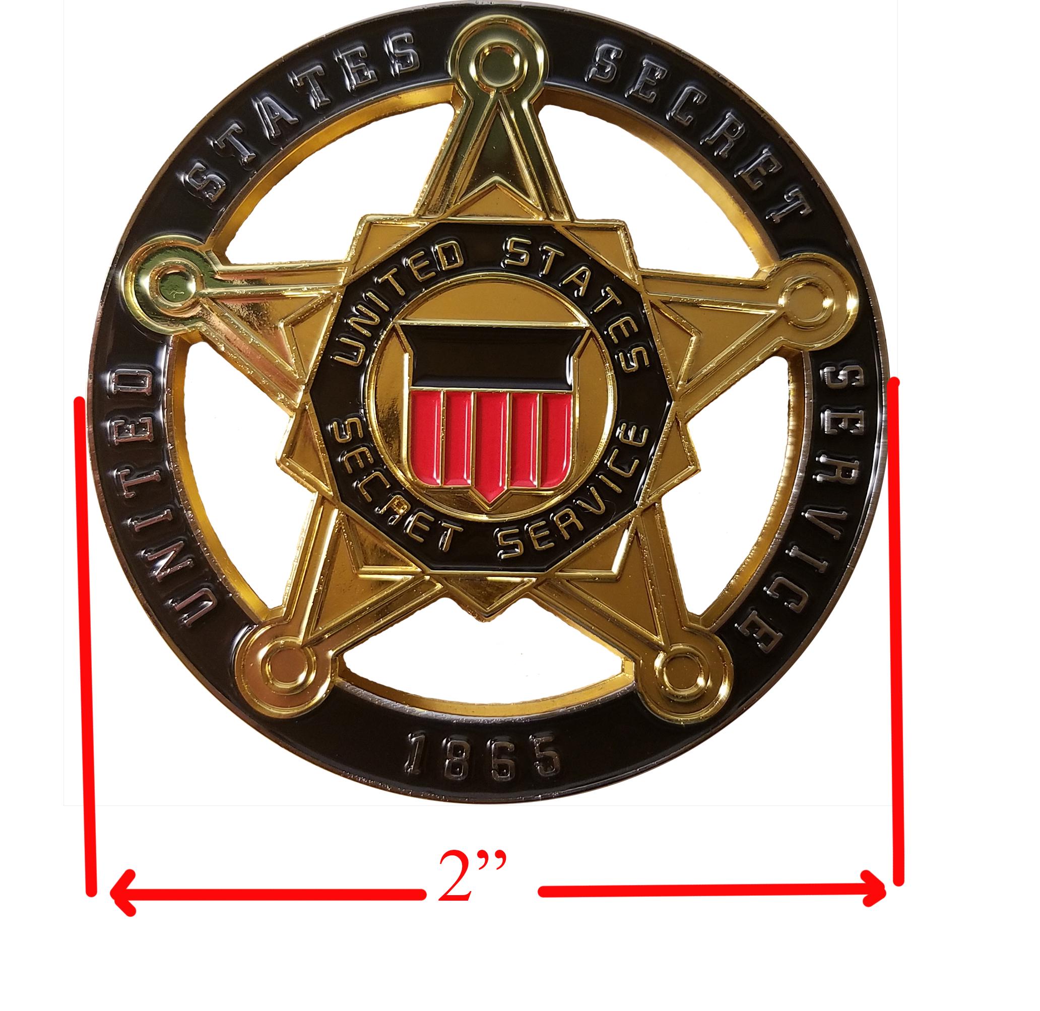 United States Secret Service Coin 1865 – USSS Badge Replica