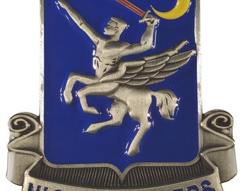 US Army 160th Special Operations Aviation Regiment SOAR "Death Waits in the Dark Commemorative Challenge Coin 168