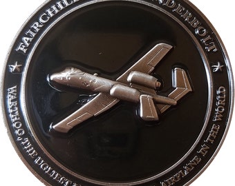 Fairchild A-10 thunderbolt II "Warthog" challenge coin 2" 19