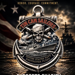 Us Navy Destroyer Challenge Coin - Etsy