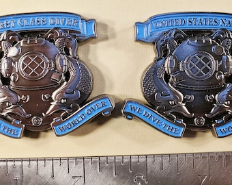 US Navy First Class Diver Commemorative Challenge Coin 127