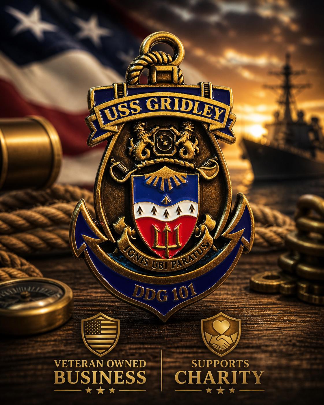 Us Navy Destroyer Challenge Coin - Etsy