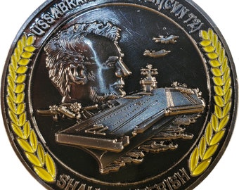 US Navy USS Abraham Lincoln CVN-72 Commemorative Challenge Coin 2" 154