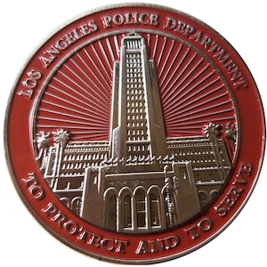 Los Angeles California Police Department Auto Crimes Division Challenge Coin 54 image 1