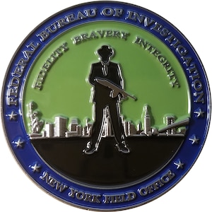 FBI New York Field Office challenge coin 2&quot; original unique 32