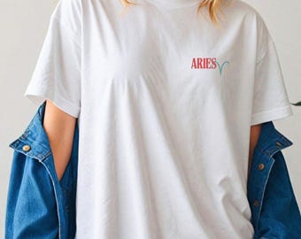 Aries T-Shirt, Zodiac Tee, Aries Gift, Aries Birthday, Aries Queen, Aries Shirts, Aries t shirt, Zodiac gift, Gift for Aries