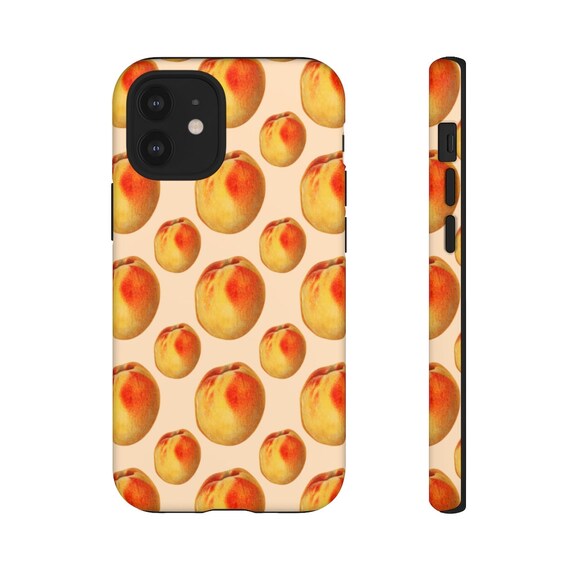 Peach Phone Case Peaches and Cream Phone Case Fruit Phone Etsy