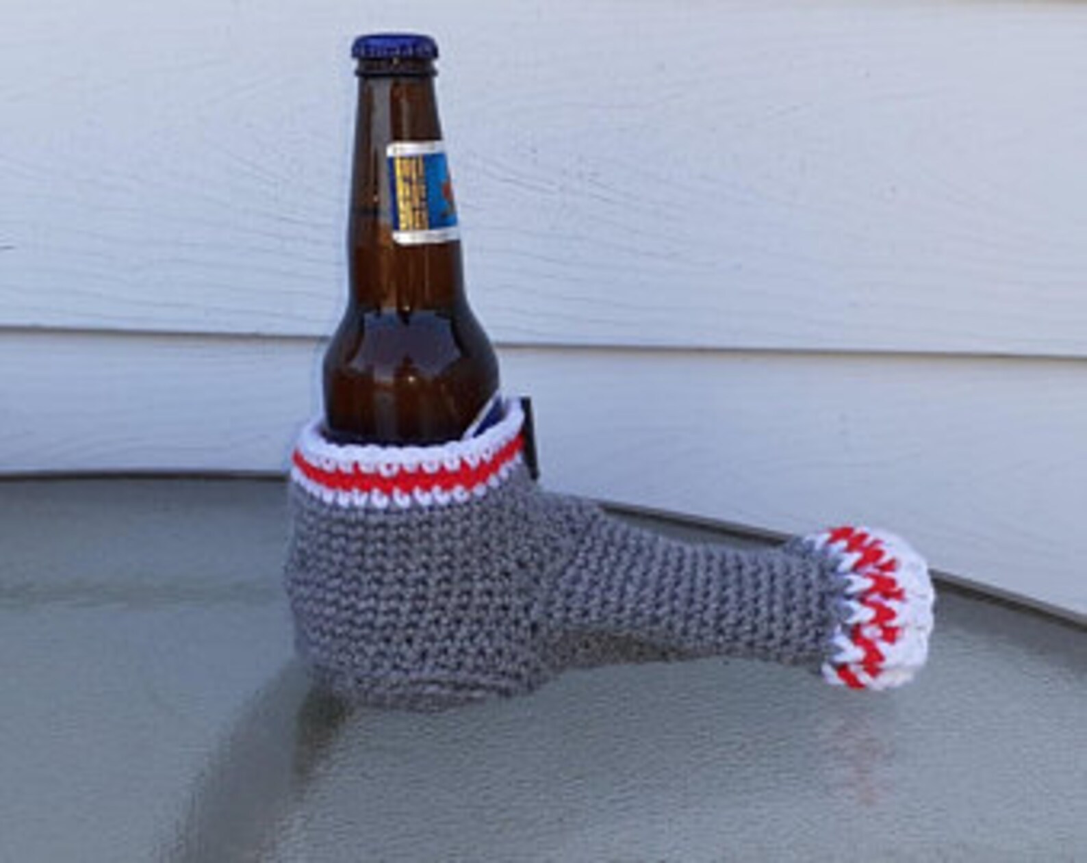 Beer Mitt Mittens Gloves Beverage Holder Winter Crochet Wool Etsy