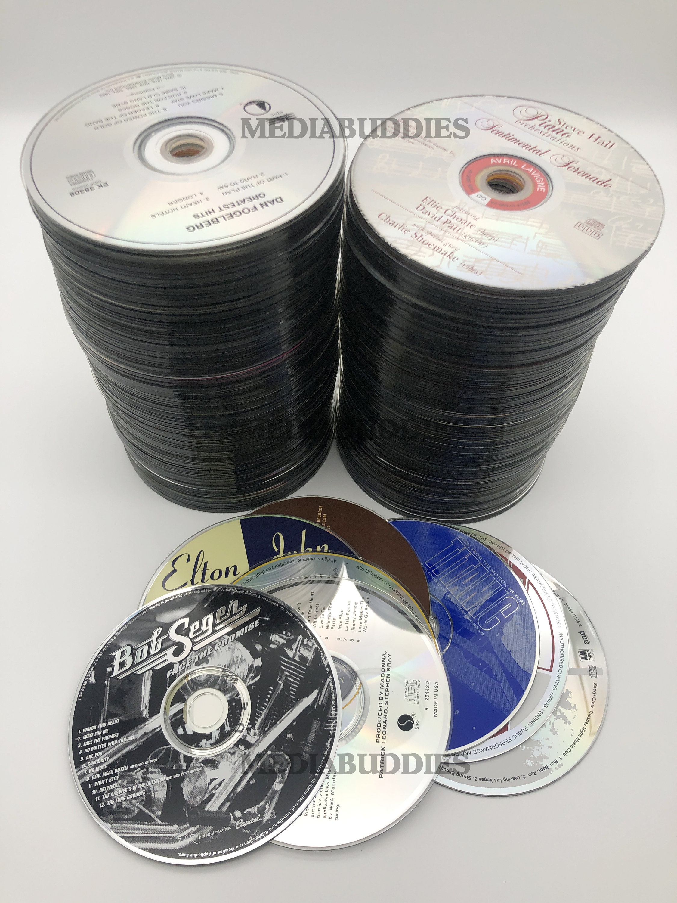 Lot of 100 Assorted CDs MIX ALL Genres Artwork+Case RANDOM BUNDLE Wholesale  Bulk