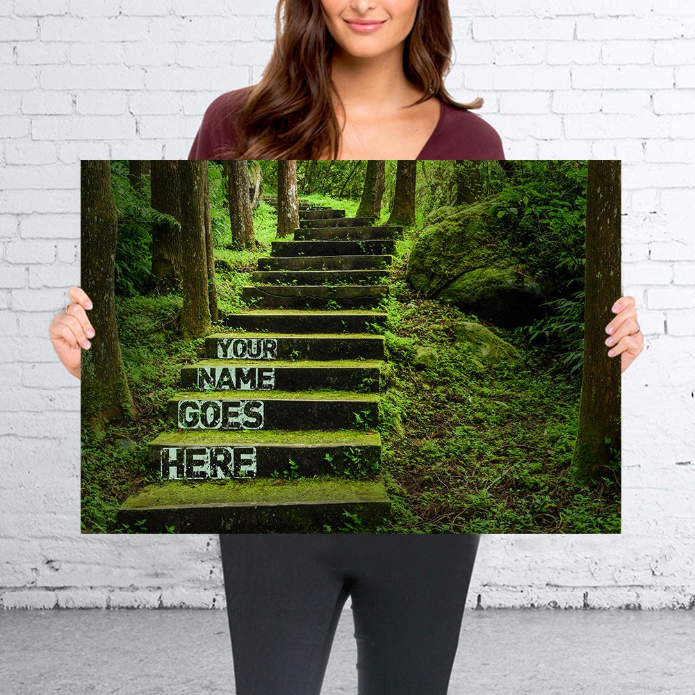 Personalized Forest Multiname Custom Canvas, Wall Art Personalized