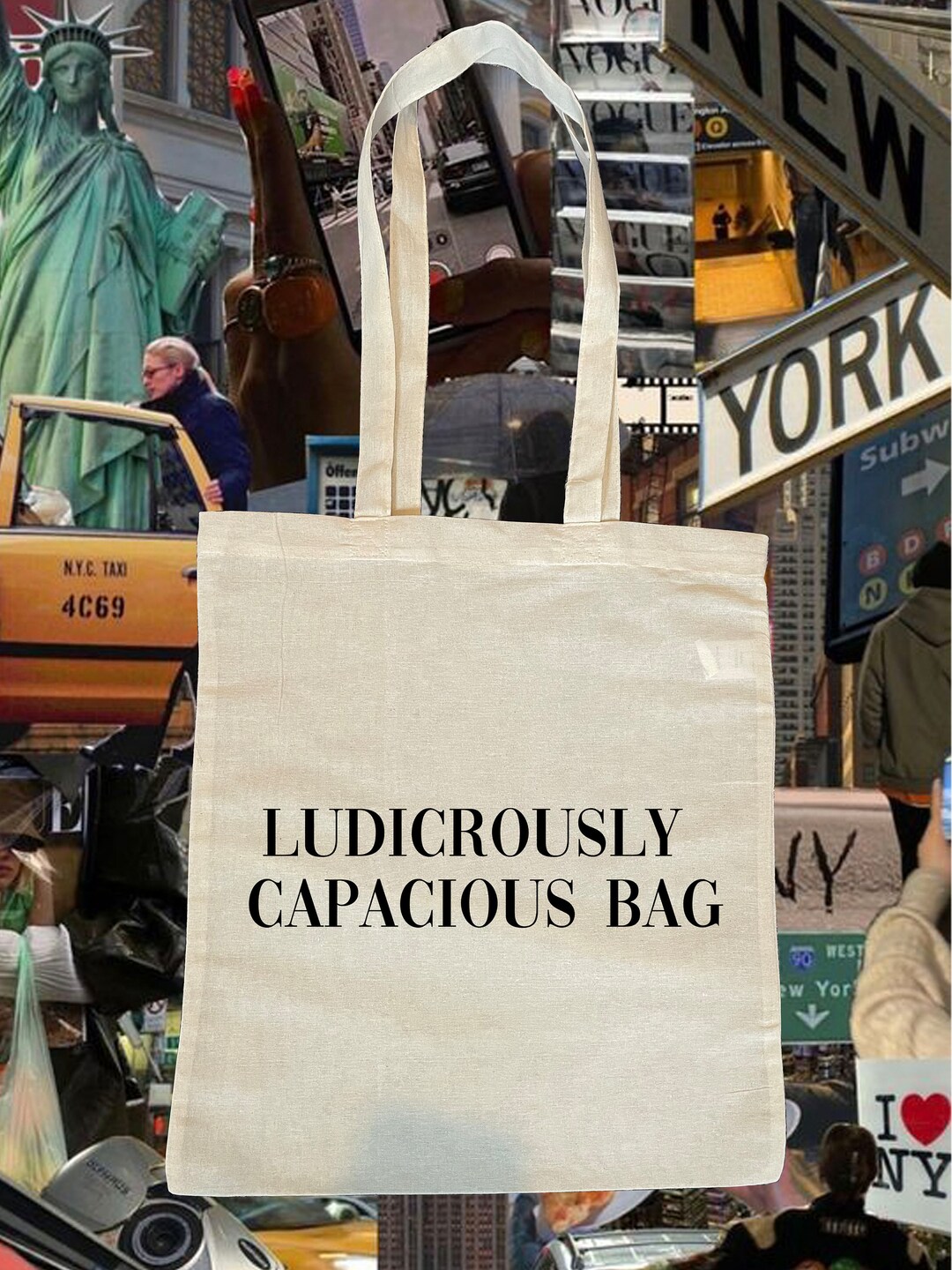 Ludicrously Capacious Bag Succession Inspired Tote Bag Etsy