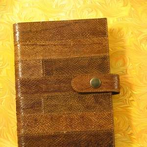 Handmade fish skin notebook, size 21x14.5 cm, interior with or without lines, or diary, replaceable
