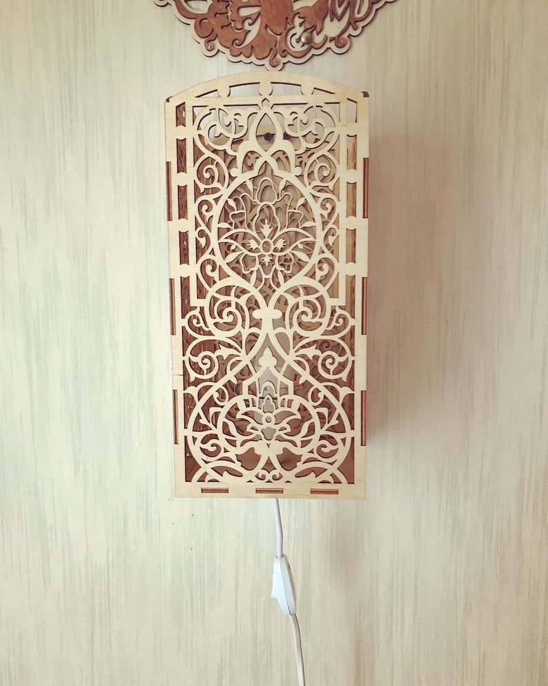 Lamp Digital File for Laser and CNC | Lamp | DXF SVG Ai Cdr | Laser Cut ...