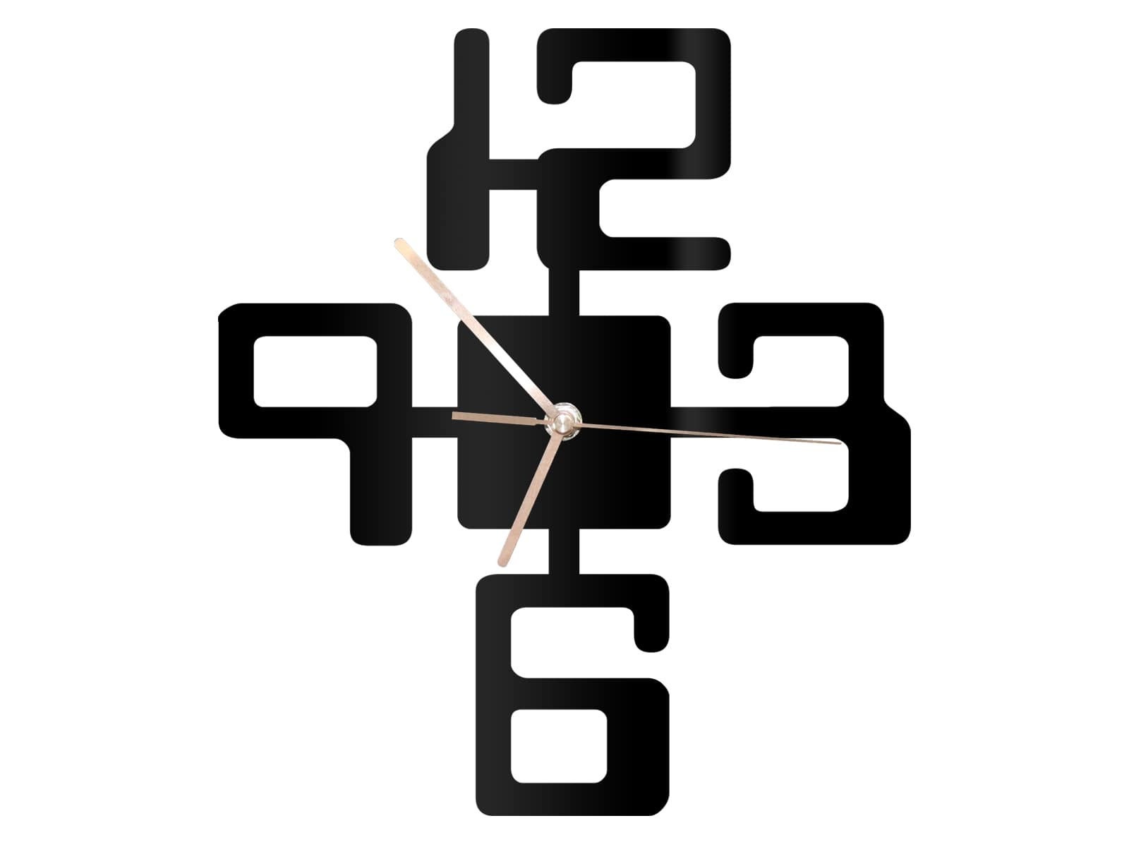 Clock Digital File For Laser and CNC | Clock | Ai | Laser cut files, vector pattern, vector templates, plan Art