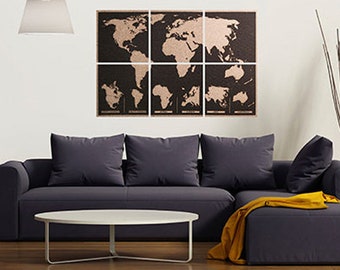 Globe Map Digital File For Laser and CNC | CDR | Laser cut files, vector pattern, vector templates, plan