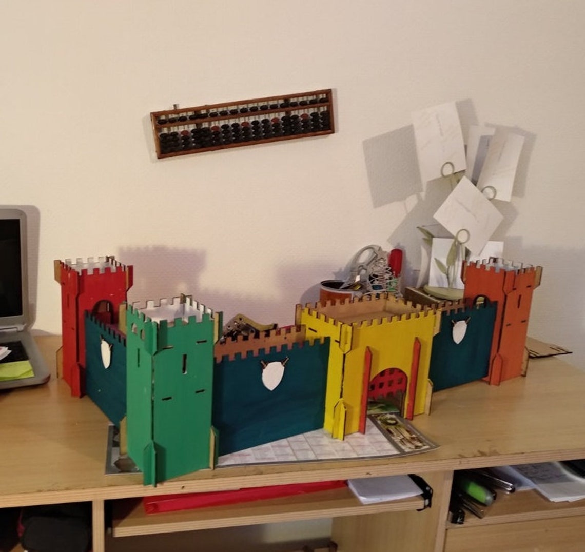 Laser Cut Castle 3mm Bundle Laser File for Laser and CNC SVG Etsy