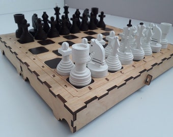 laser cut chess 3D Models to Print - yeggi