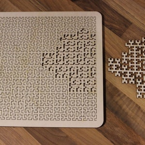 2 Puzzles Digital File For Laser and CNC | SVG | Laser cut files, vector pattern, vector templates, plan