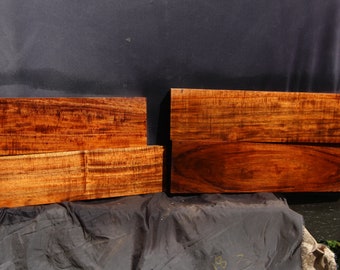 Hawaiian Curly Koa 4pc. Billets E-P-3