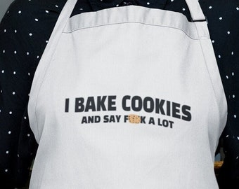 Funny Baking Apron: Snarky Mature Chef Gift