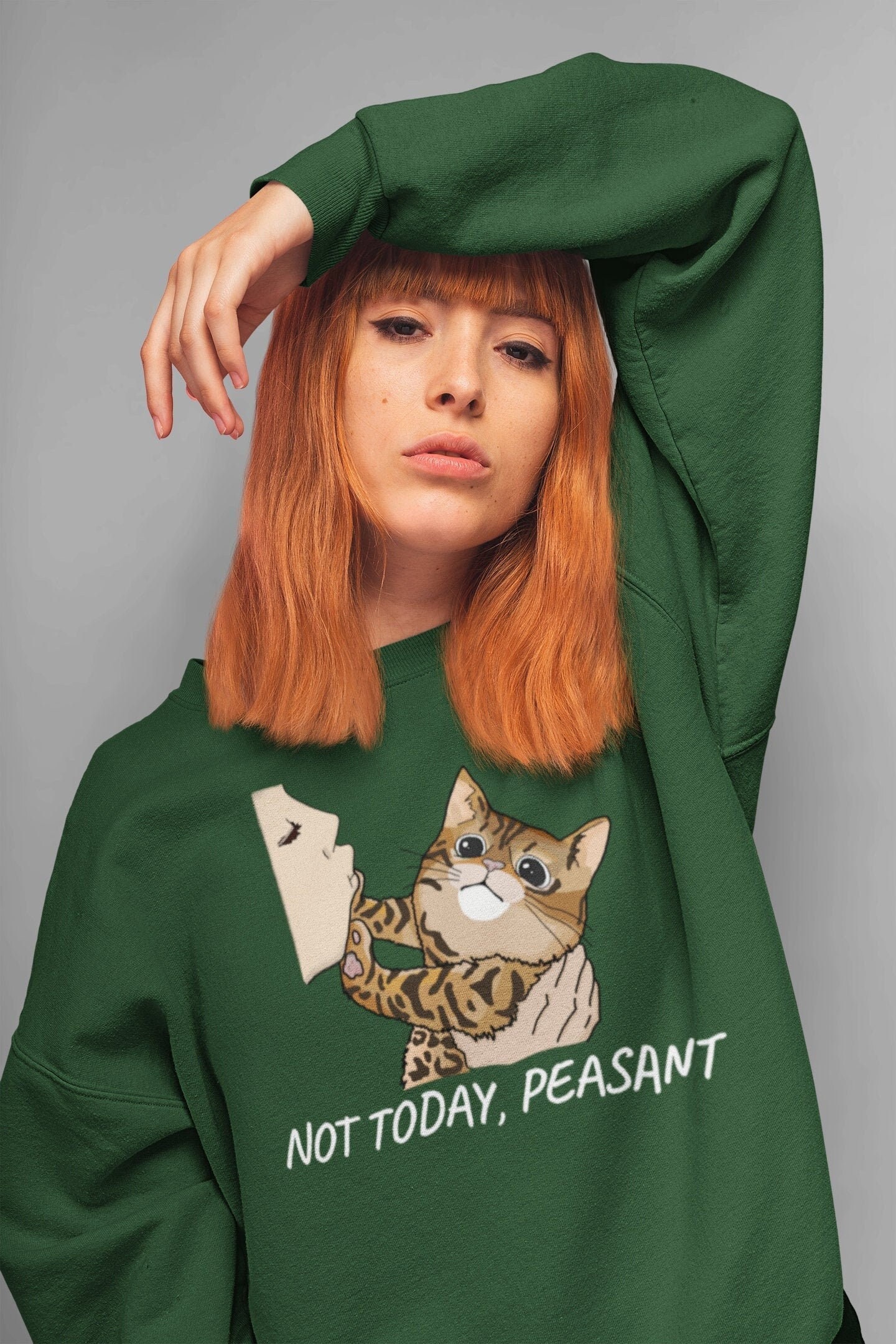 Bengal Cat Sweatshirt Cat T-shirt Rude 