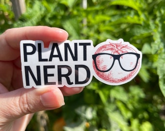 Pflanzen Nerd Vinyl Sticker