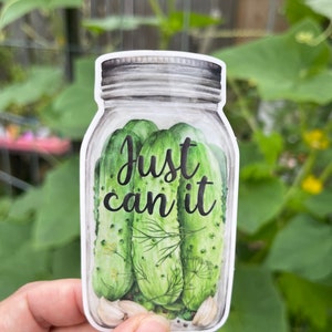 Just Can It Vinyl Sticker