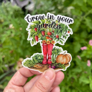 Grow in Your Garden Vinyl Sticker