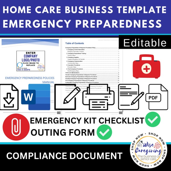 Emergency Preparedness Binder - Etsy