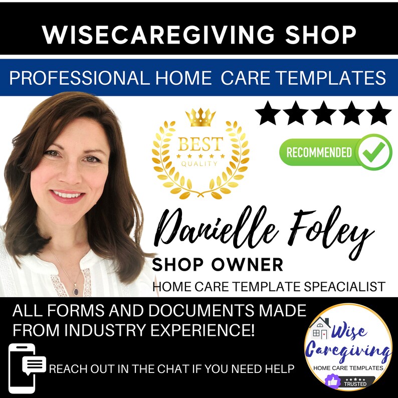 Home Care Welcome Letter for New Clients, Personal Service Agency ...